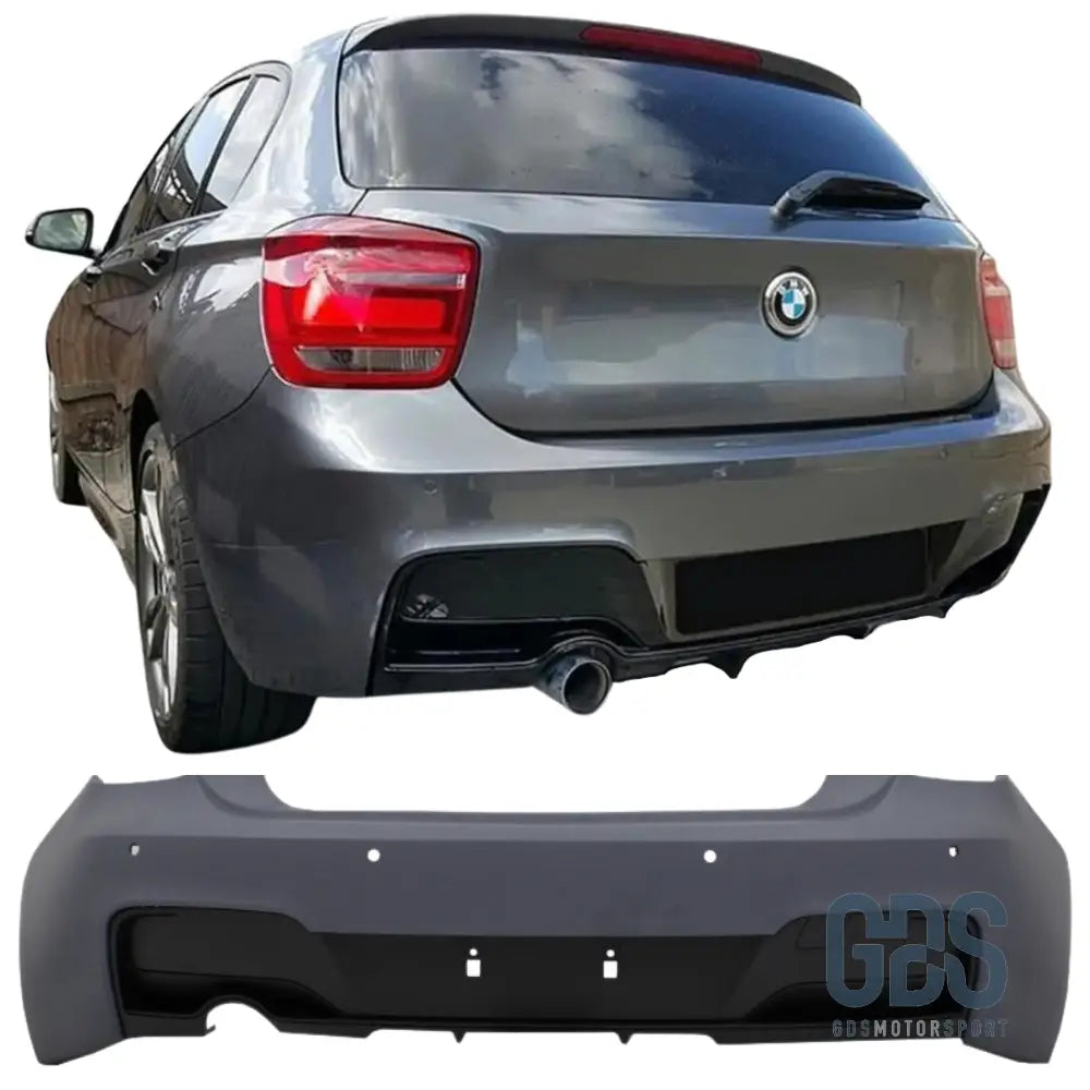 Pare choc arrière Pack M Performance pour BMW F20/ F21 Phase 1 Sortie simple gauche - Choc kit carrosserie - GDS Motorsport