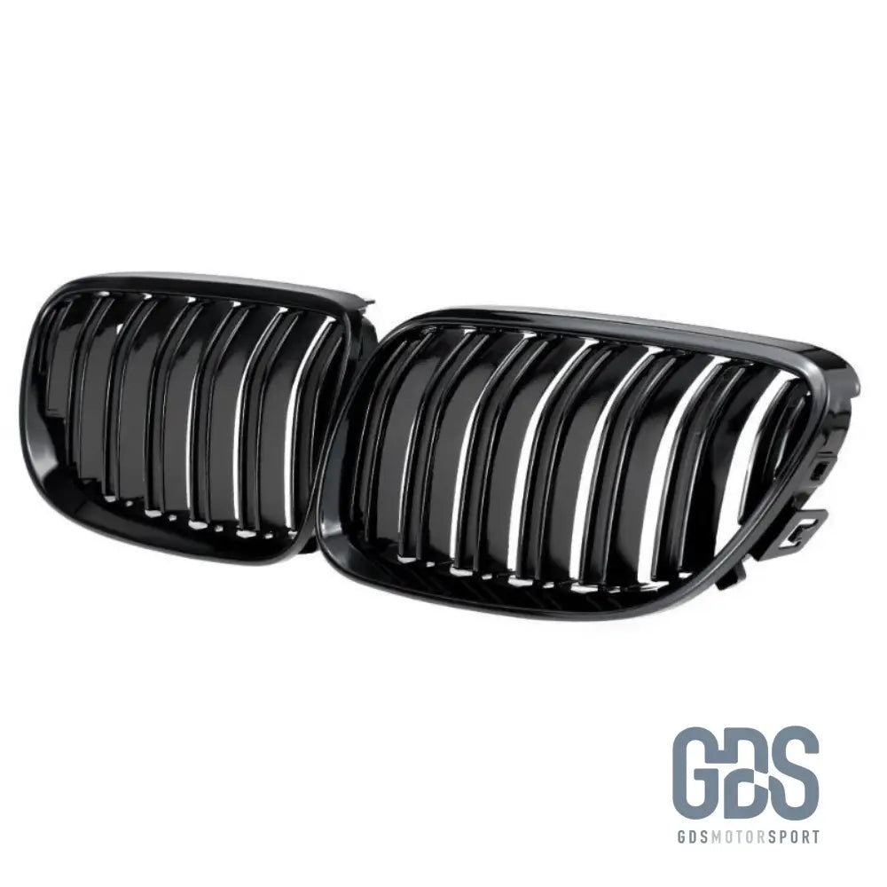 Grilles de calandre type M4 noir brillant pour BMW serie 3 E92 E93 phase 1 06-09 - Calandres - GDS Motorsport