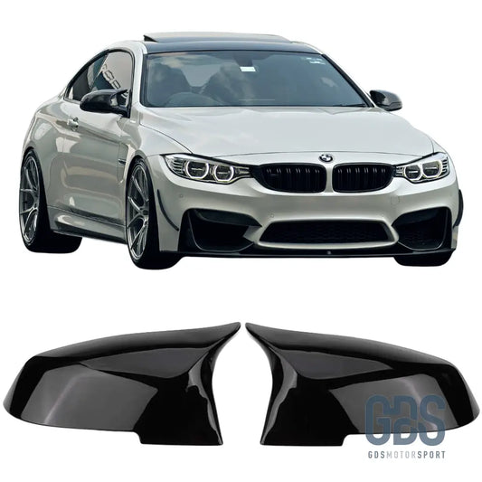 Coques de retro Noir brillant Look M4 F82 pour BMW F32 / F33 / F36 - Rétroviseurs - GDS Motorsport