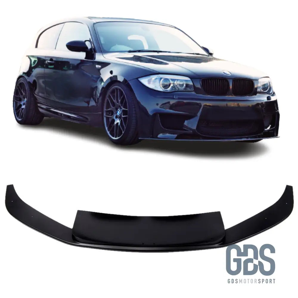 Lame de pare choc avant look serie 1M Performance E87/88/81/82 - Pare Choc kit carrosserie - GDS Motorsport