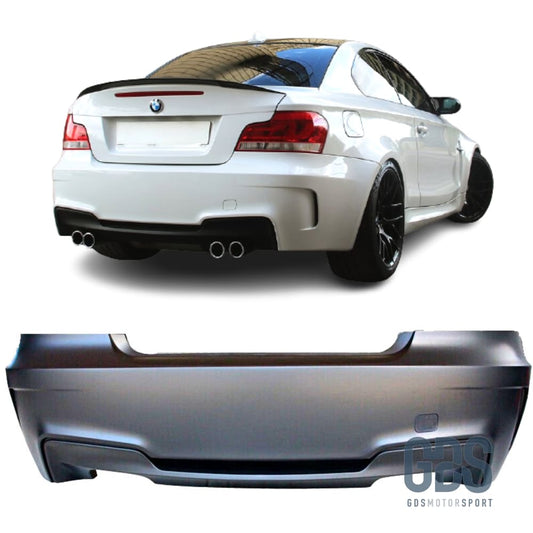 Pare choc arrière LOOK SERIE 1M pour BMW E82 E88 Coupe / Cabriolet - Choc - GDS Motorsport