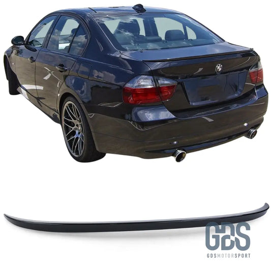 Becquet aileron de coffre malle arrière BMW E90 berline fin type M3 Noir Brillant - Éléments carrosserie - GDS Motorsport