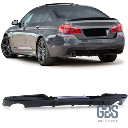 Diffuseur pare choc arriere Noir Brillant BMW F10 / F11 Pack M 535 I/D PERFORMANCE - Pare Choc - GDS Motorsport