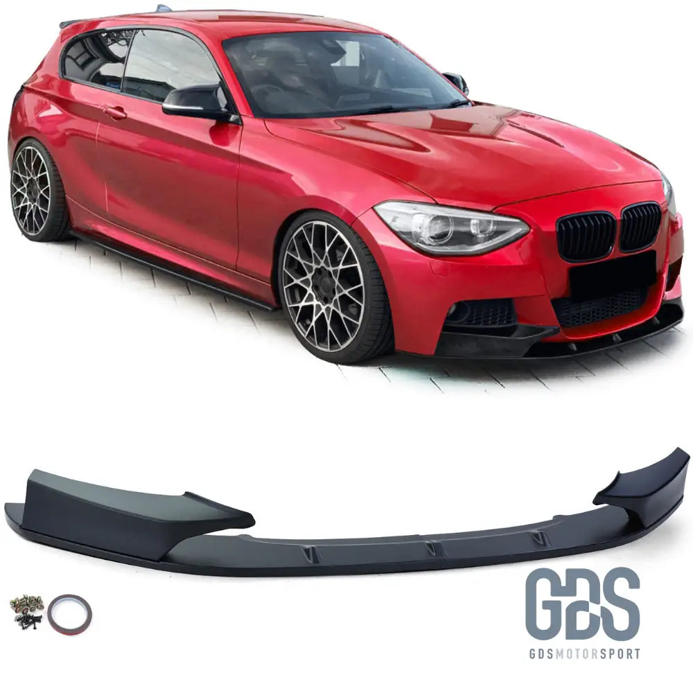 Lame M Performance pour Pare choc avant Pack BMW F20/ F21 Ph1 Noir Mate - Choc kit carrosserie - GDS Motorsport