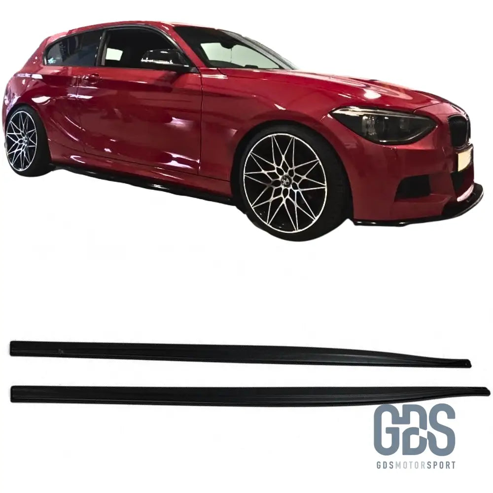 Lames de Bas caisse M Performance pour BMW F20 Noir Brillant - Pièces châssis et carrosserie - GDS Motorsport