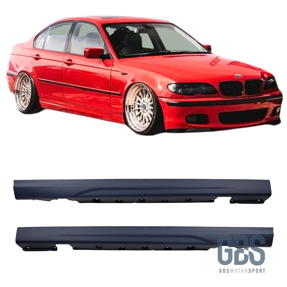 2 Bas de caisse Look M Performance pour BMW SERIE 3 E46 Berline Touring - Pare Choc kit carrosserie - GDS Motorsport