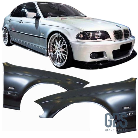 Ailes avant BMW Serie 3 E46 Berline/ Touring Phase 1 de 1998 à 2001 - Pare Choc kit carrosserie - GDS Motorsport