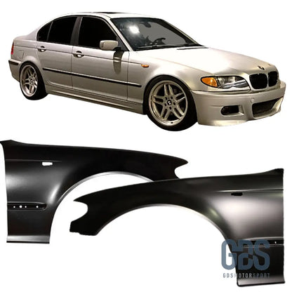 Ailes avant BMW Serie 3 E46 Berline/ Touring Phase 2 de 2001 à 2005 - Pare Choc kit carrosserie - GDS Motorsport