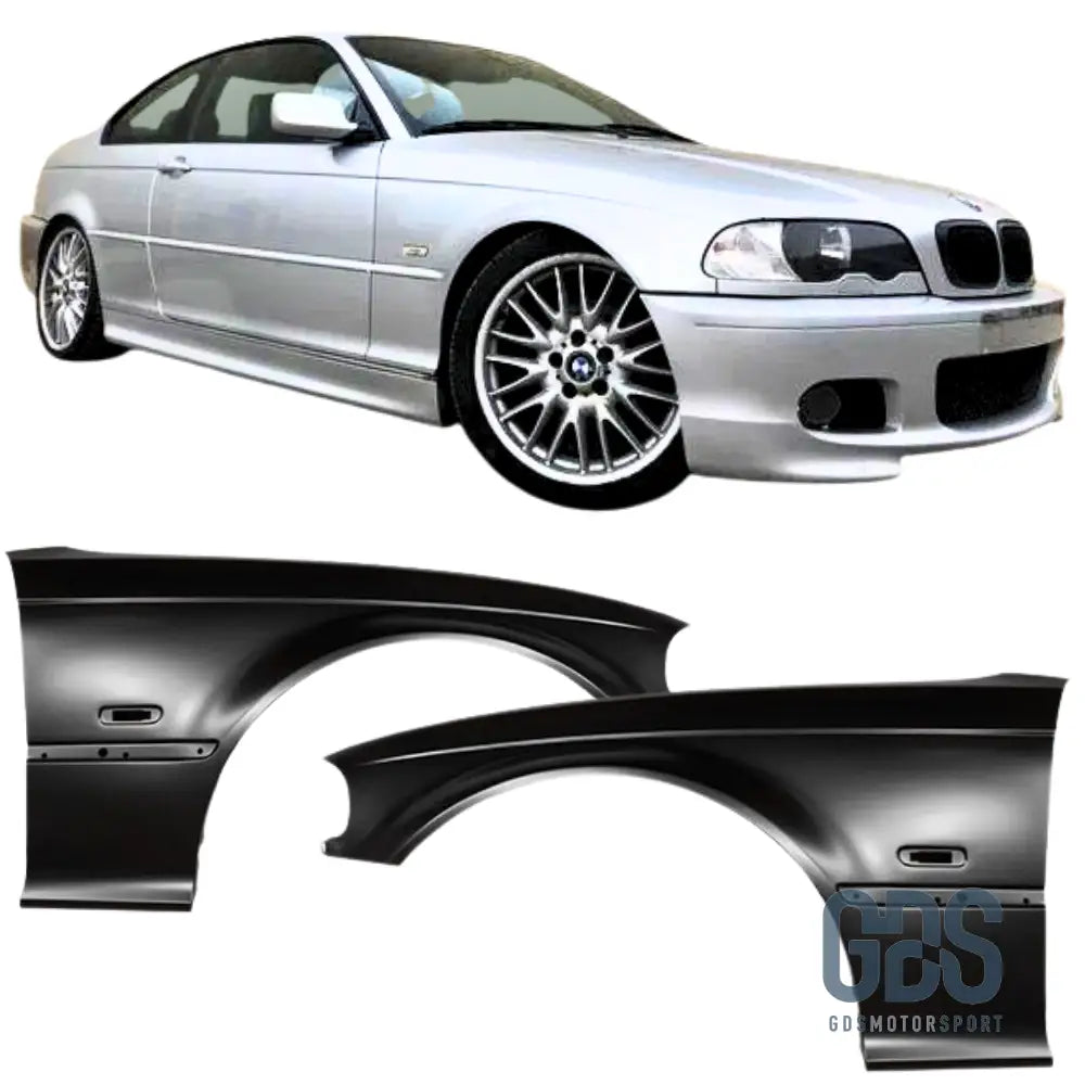 Ailes avant BMW Serie 3 E46 Coupé / Cabriolet Phase 1 de 1999 à 2003 - Pare Choc kit carrosserie - GDS Motorsport