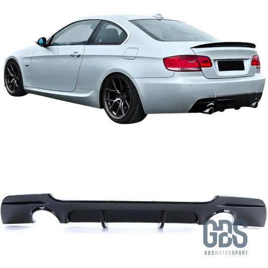 Diffuseur arrière type 335 M Performance Noir Brillant BMW serie 3 E92 E93 Pack - Éléments de carrosserie - GDS Motorsport