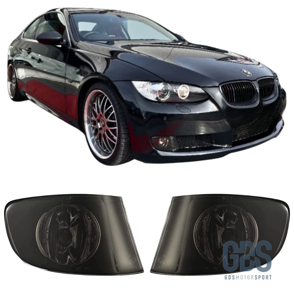 Feux antibrouillard Fumé Noir pour BMW E92/ E93 avec pare choc origine pack Luxe - PHARES GDS Motorsport
