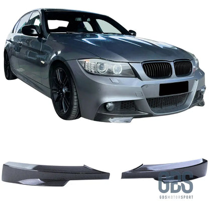Splitter rajout de pare choc avant BMW E90 berline E91 touring Pack M Phase 2 Look Carbonne - Éléments carrosserie - GDS Motorsport