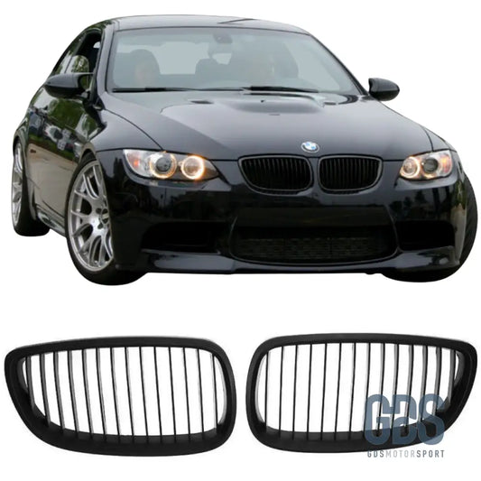 Grilles de calandre Simple noir Mate pour BMW E92 E93 serie 3 phase 1 06-09 - Calandres - GDS Motorsport