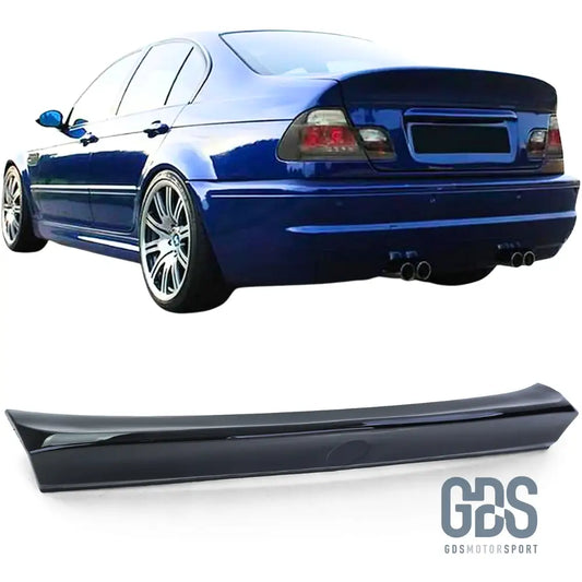 Becquet arrière Look CSL Noir brillant pour BMW E46 Berline - Pare Choc kit carrosserie - GDS Motorsport