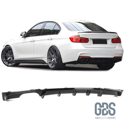 Diffuseur M performance Noir Brillant pour BMW F30 / F31 Sortie Double gauche - Éléments de carrosserie - GDS Motorsport