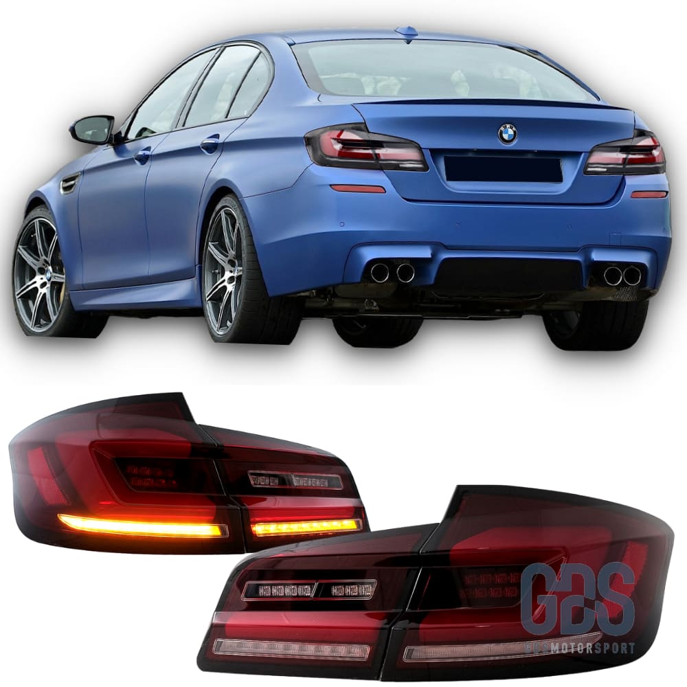 Feux arrières Look G20 Full LED pour BMW Série 5 F10 Rouge Fumé noir - Éclairage de véhicule - GDS Motorsport