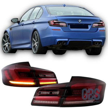Feux arrières Look G20 Full LED pour BMW Série 5 F10 Rouge Fumé noir - Éclairage de véhicule - GDS Motorsport