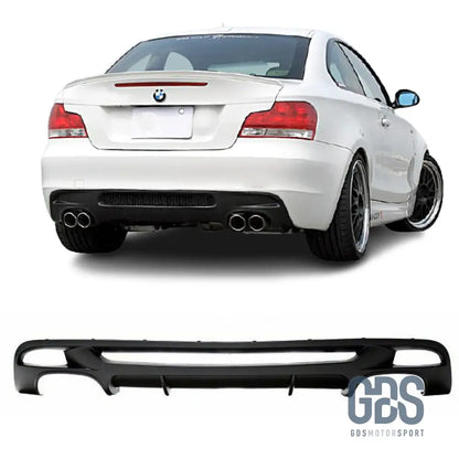 Diffuseur M performance parechoc arriere Pack E82/88 4 sorties - Pare Choc kit carrosserie - GDS Motorsport