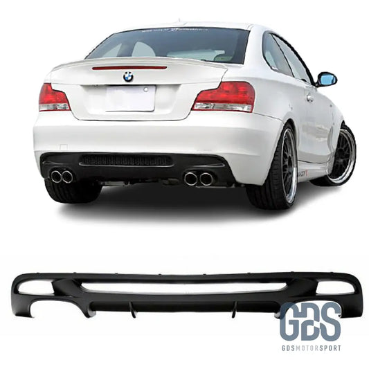Diffuseur M performance parechoc arriere Pack E82/88 4 sorties - Pare Choc kit carrosserie - GDS Motorsport