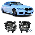 Antibrouillards à LED pour BMW Série 4 F32/ F33/ F36 LCI phase 2 Cristal/ Noir/ Jaune - Cristal Transparent Éclairage de véhicule GDS