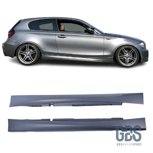 Bas de caisse Pack M pour BMW Serie 1 E81 / E82 E88 3 portes - Pare Choc kit carrosserie GDS Motorsport