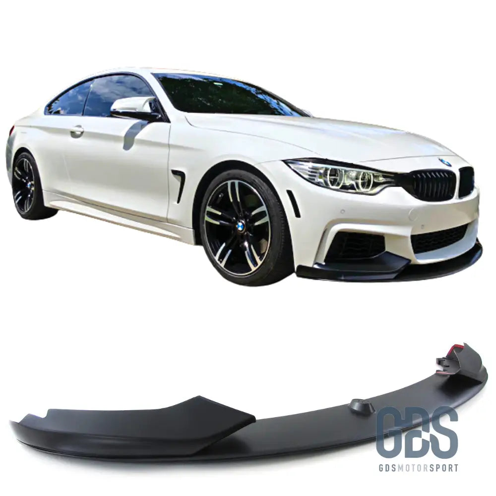 Lame M Performance Pare choc pack avant BMW F32/ F33/ F36 Noir Mate - Choc kit carrosserie - GDS Motorsport