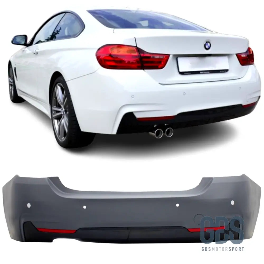 Pare choc arriere Pack M pour BMW F32 F33 Sortie double gauche - Diffuseur d’origine - Choc kit carrosserie - GDS Motorsport