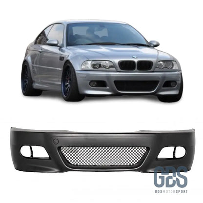 Pare choc avant style BMW M3 E46 serie 3 Coupe / Cabriolet - seul - Choc - GDS Motorsport