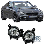 Antibrouillards pour BMW Série 4 F32/ F33/ F36 phase 1 Cristal/ Noir/ Jaune - Cristal Transparent Éclairage de véhicule GDS Motorsport