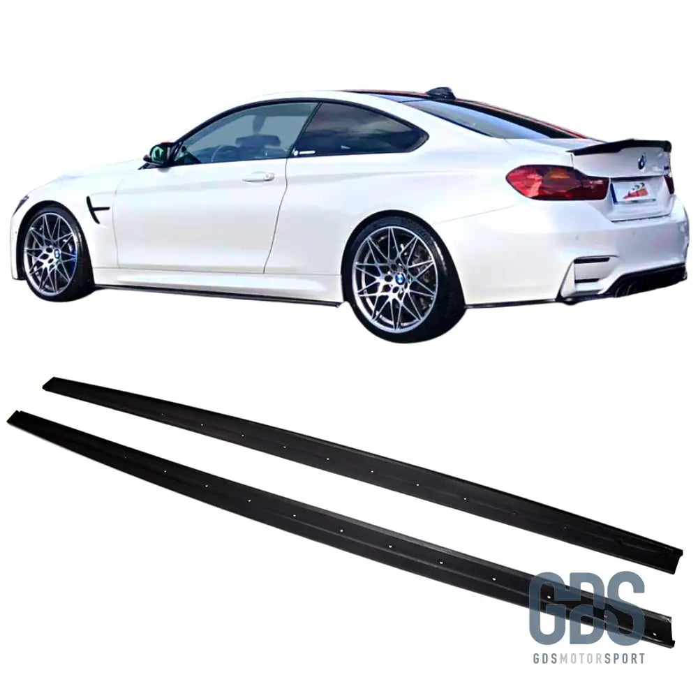 Lames de Bas caisse M Performance pour BMW F32/ F33/ F36 Noir Mate - Pour F33 - Pièces châssis et carrosserie - GDS Motorsport