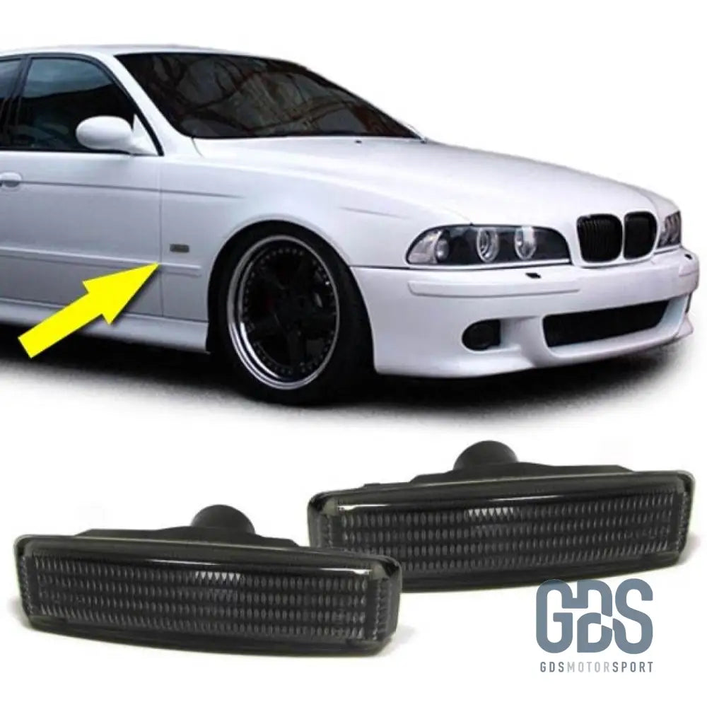 Pair de répétiteurs clignotants Noir pour BMW série 5 E39 - PHARES FEUX - GDS Motorsport