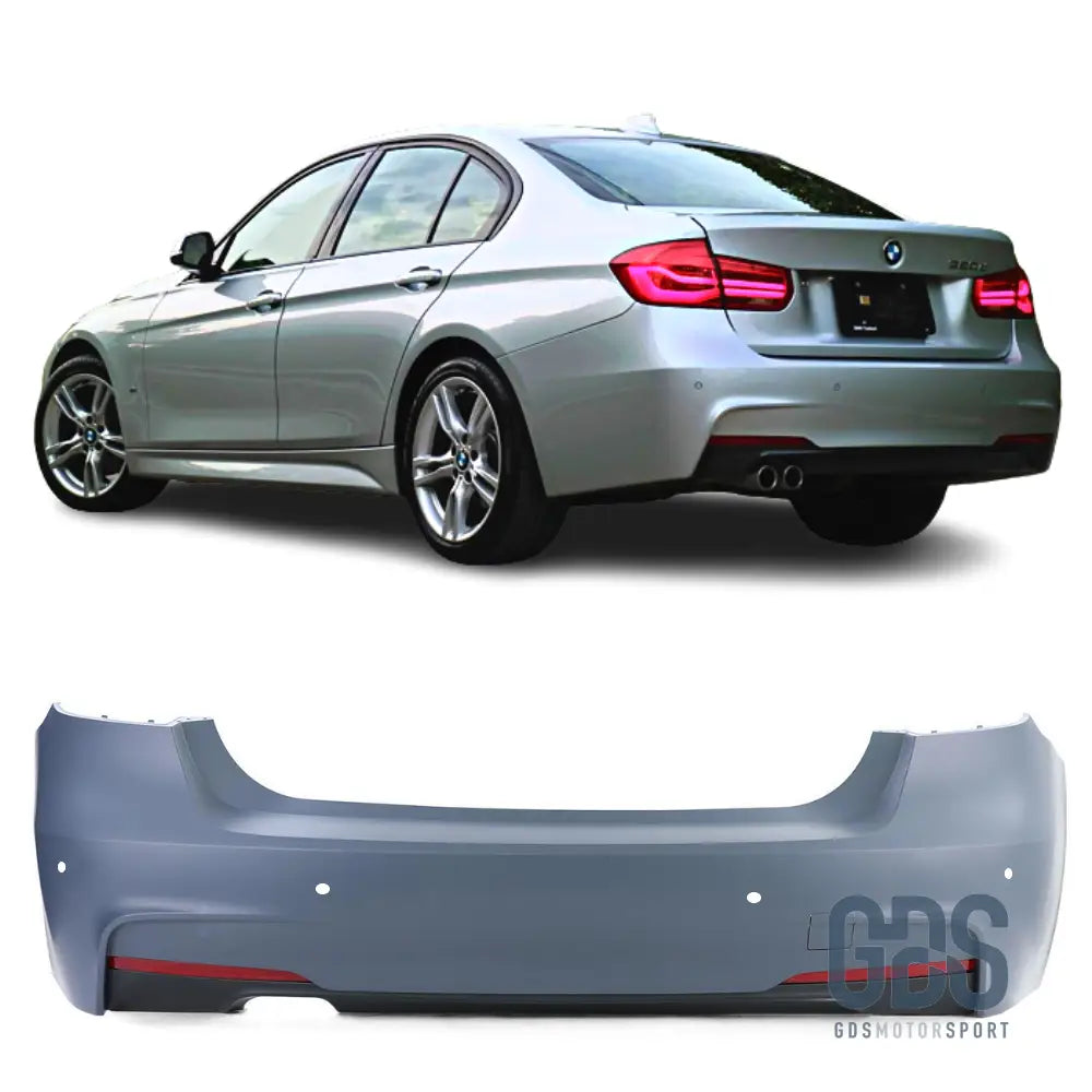 Pare choc arriere Pack M pour BMW F30 berline Sortie double gauche - Choc kit carrosserie - GDS Motorsport