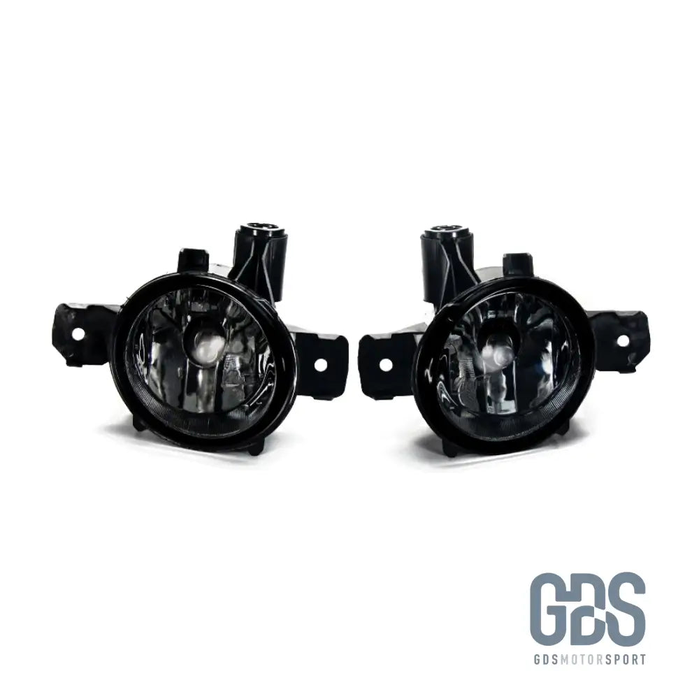 Pair Antibrouillards BMW Serie 1 E81 E82 E87 E88 - Fumé Noir - PHARES FEUX - GDS Motorsport