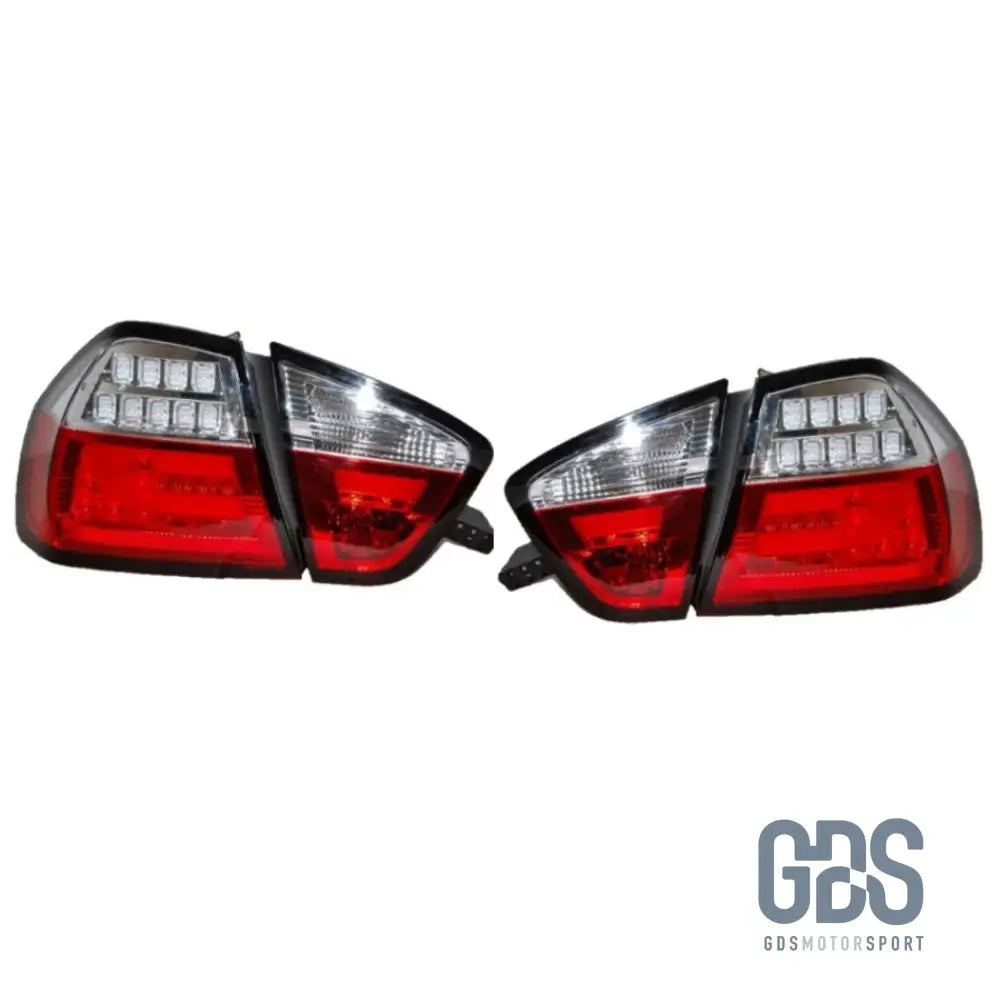 Feux arrière à LED BMW Serie 3 E90 Berline Phase 1 2005 a 2008 Look LCI - PHARES FEUX - GDS Motorsport