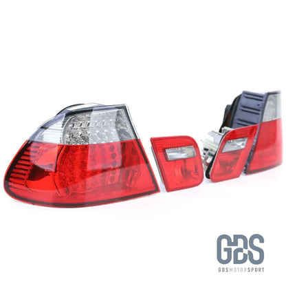 Feux arrière Full LED Blanc cristal pour BMW E46 Coupé/ Cabriolet de 1999 à 2006 - PHARES FEUX - GDS Motorsport