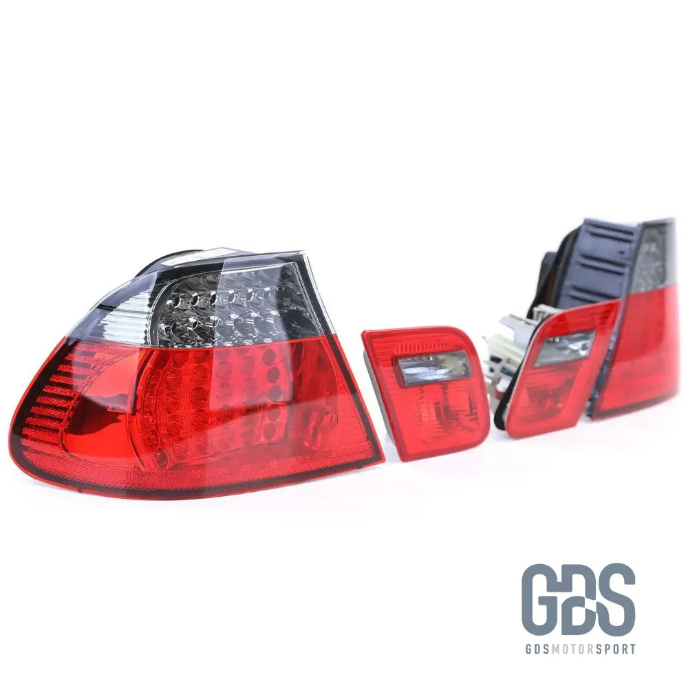 Feux arrière Full LED Rouge Fumé Noir pour BMW E46 Coupé de 1999 à 2006 - PHARES FEUX - GDS Motorsport