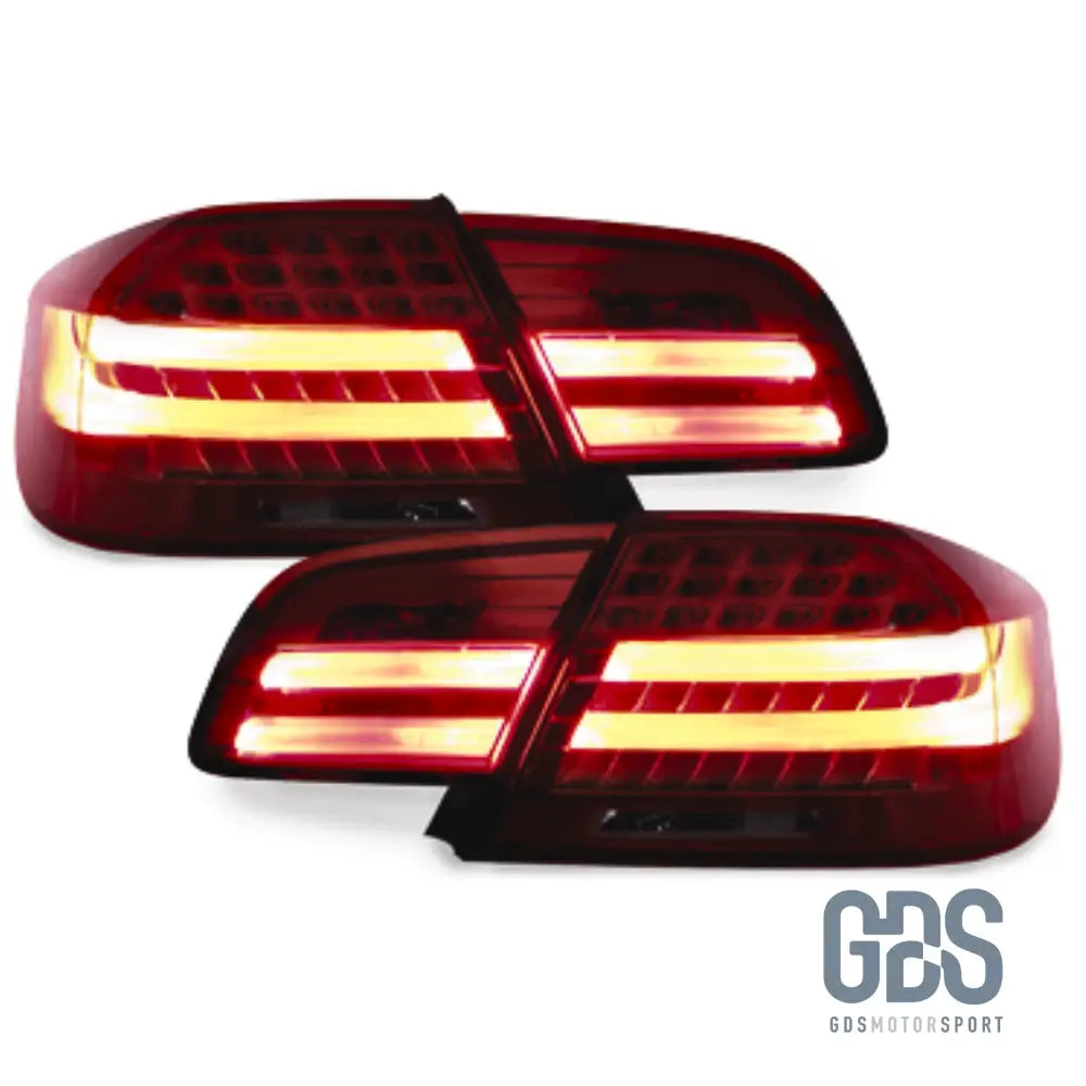 Feux arrière LED Light bar look LCI Fumé noir BMW Serie 3 E92 Coupé Phase 1 de 2006 a 2010 - PHARES FEUX - GDS Motorsport