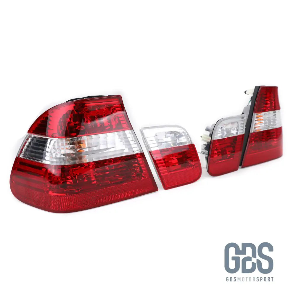 Feux arrières Cristal Blanc pour BMW E46 Berline Phase 2 2001 / 2005 - PHARES FEUX - GDS Motorsport