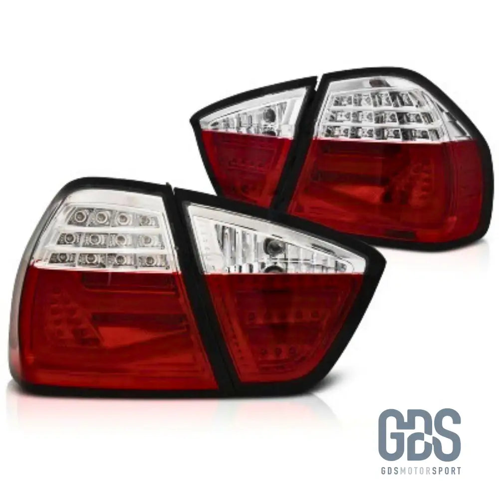 Feux arrières LED Light Bar pour BMW Série 3 E90 Rouge et Blanc - Éclairage de véhicule - GDS Motorsport
