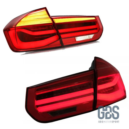Feux arrières LED Light Bar Dynamique pour BMW Série 3 F30 Rouge - Éclairage de véhicule - GDS Motorsport