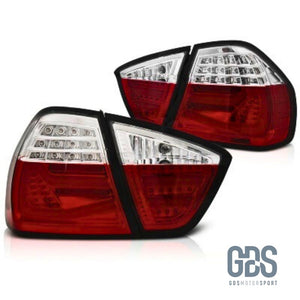 Feux arrières LED Light Bar pour BMW Série 3 E90 Rouge et Blanc - Éclairage de véhicule GDS Motorsport
