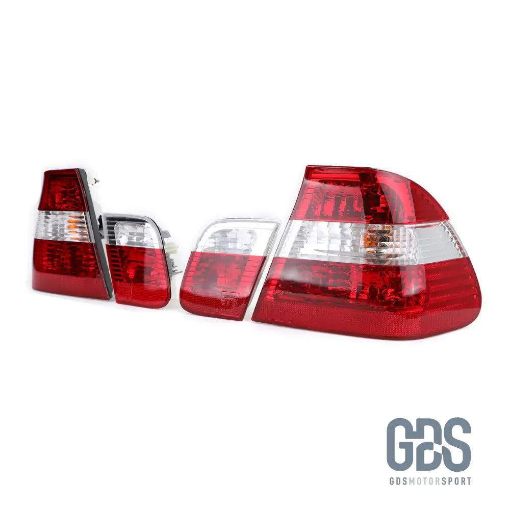 Feux arrières Look Phase 2 pour BMW E46 Berline 1 98 / 01 - PHARES FEUX - GDS Motorsport