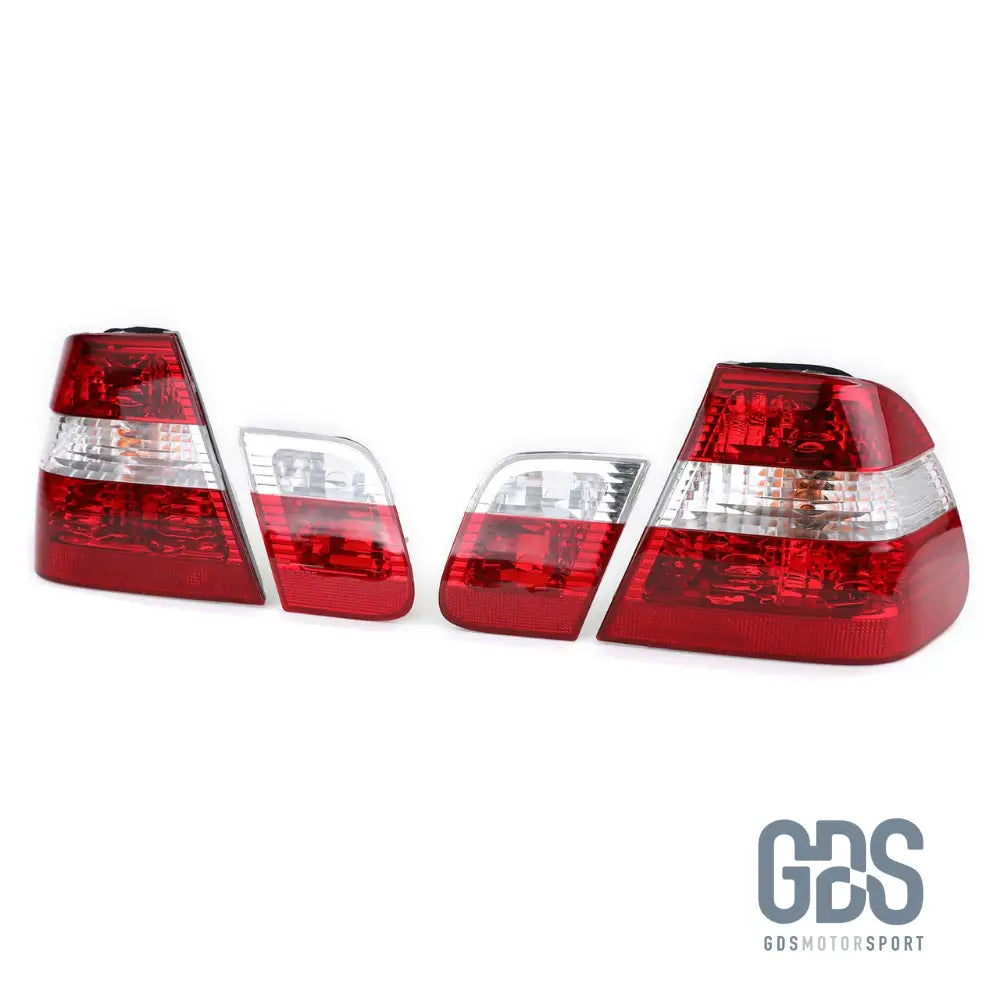Feux arrières Look Phase 2 pour BMW E46 Berline 1 98 / 01 - PHARES FEUX - GDS Motorsport