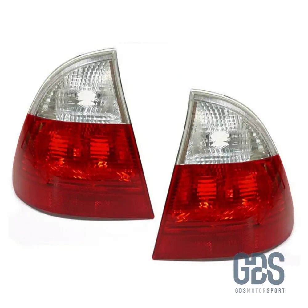 Feux arrières Rouge Blanc pour BMW E46 Touring 1998 à 2005 - PHARES FEUX - GDS Motorsport