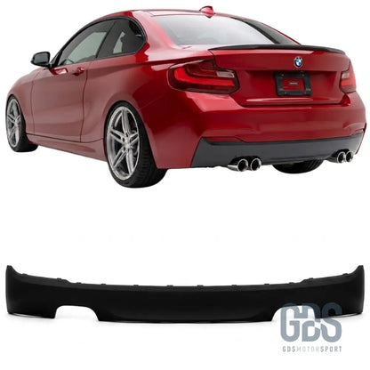 Rajout de pare-choc arrière look origine 4 sorties pour bmw série 2 f22 f23 pack m - diffuseur