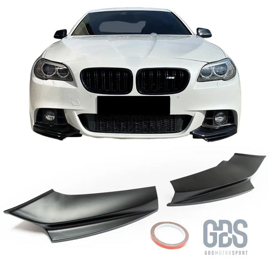 Rajouts splitters de pare-choc pack m pour bmw série 5 f10 berline & f11 touring (2010-2017) - lame splitter