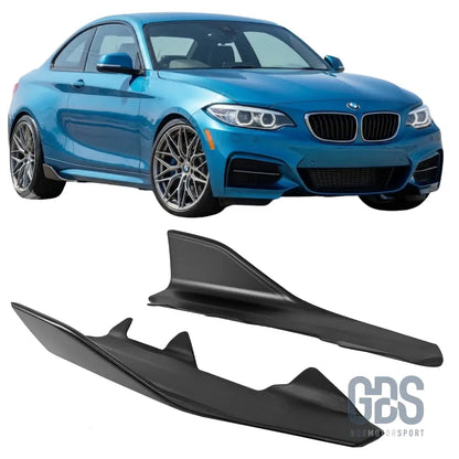 Splitters de bas caisse m performance pour bmw série 2 f22 f23