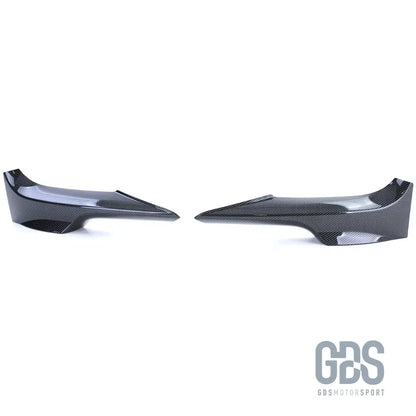 Splitters rajout pare-choc avant pack m bmw e92 e93 phase 1 look carbone - lame splitter