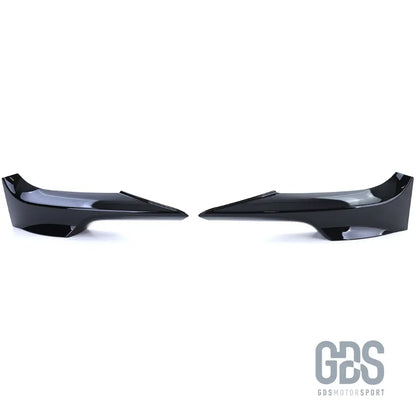Splitters rajout pare-choc avant pack m bmw e92 e93 phase 1 noir brillant - lame splitter