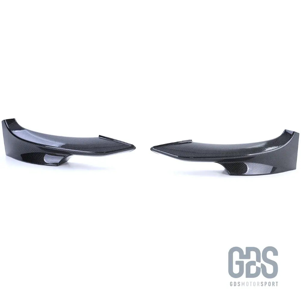 Splitters rajout pare-choc avant pack m bmw e92 e93 phase 2 lci look carbone - lame splitter